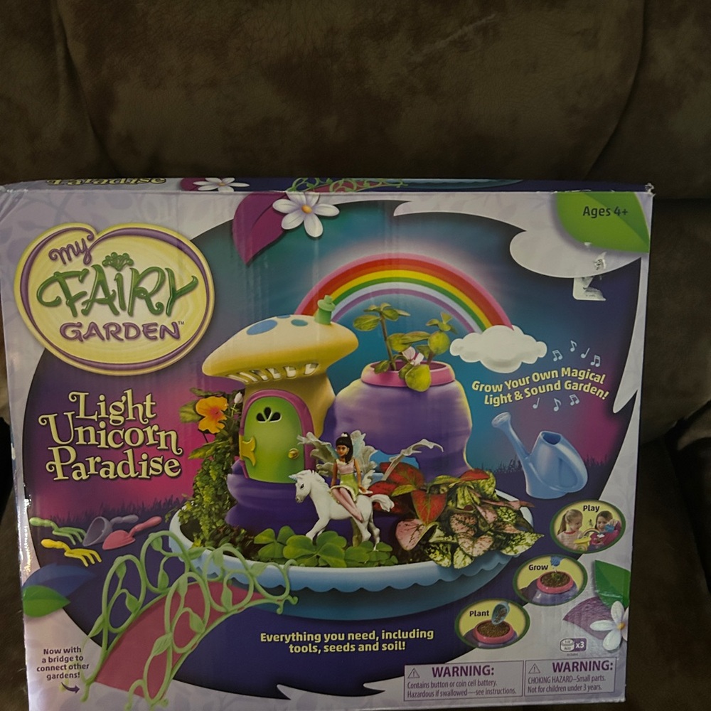 Whimsical Purple and Green Action Figures Playset